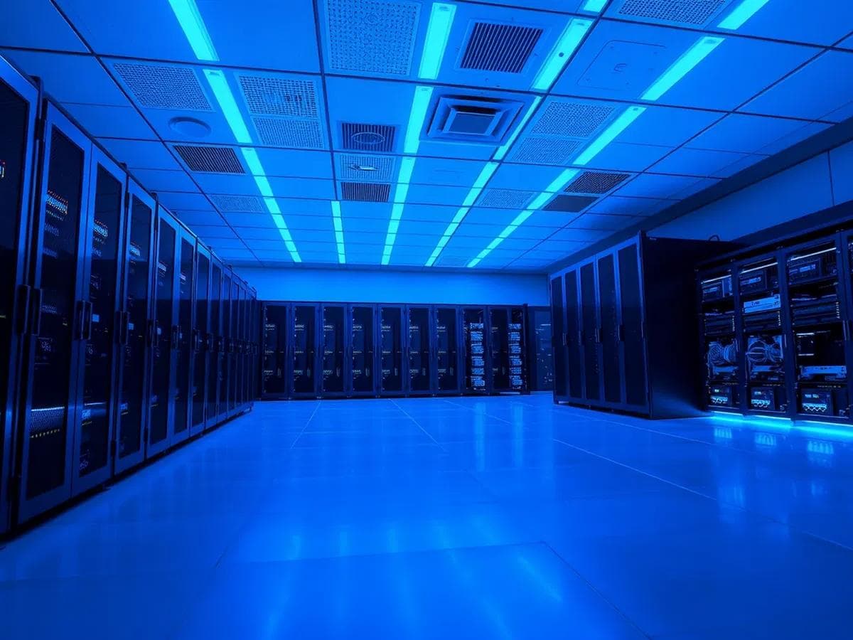 PHOTO — secure data center infrastructure, full-bleed
